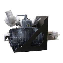 Jurop R260 RV360 LC420 LC580 Gearbox Drive Vacuum Pump Pkgs jurop pn58 pn84 R260 truck pump gearbox right angle drive truck trailer preassembled pkg oilfield lpg crude chemical septic