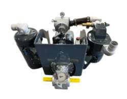 Jurop R260 RV360 LC420 Vacuum Pump Packages w Muffler and Secondary - JUROP-MUF-SEC-R260