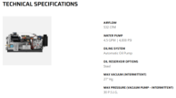 Masport Pro Pack Cobra BD 38HP Kohler for High Pressure Excavation - 12954