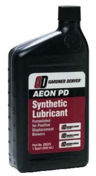 Gardner Denver AEON PD Synthetic Blower Lubricant - 1 Quart gardner denver 28g23 quart aeon pd synthetic lubricant and blower oil bigtruckpartsusa.com